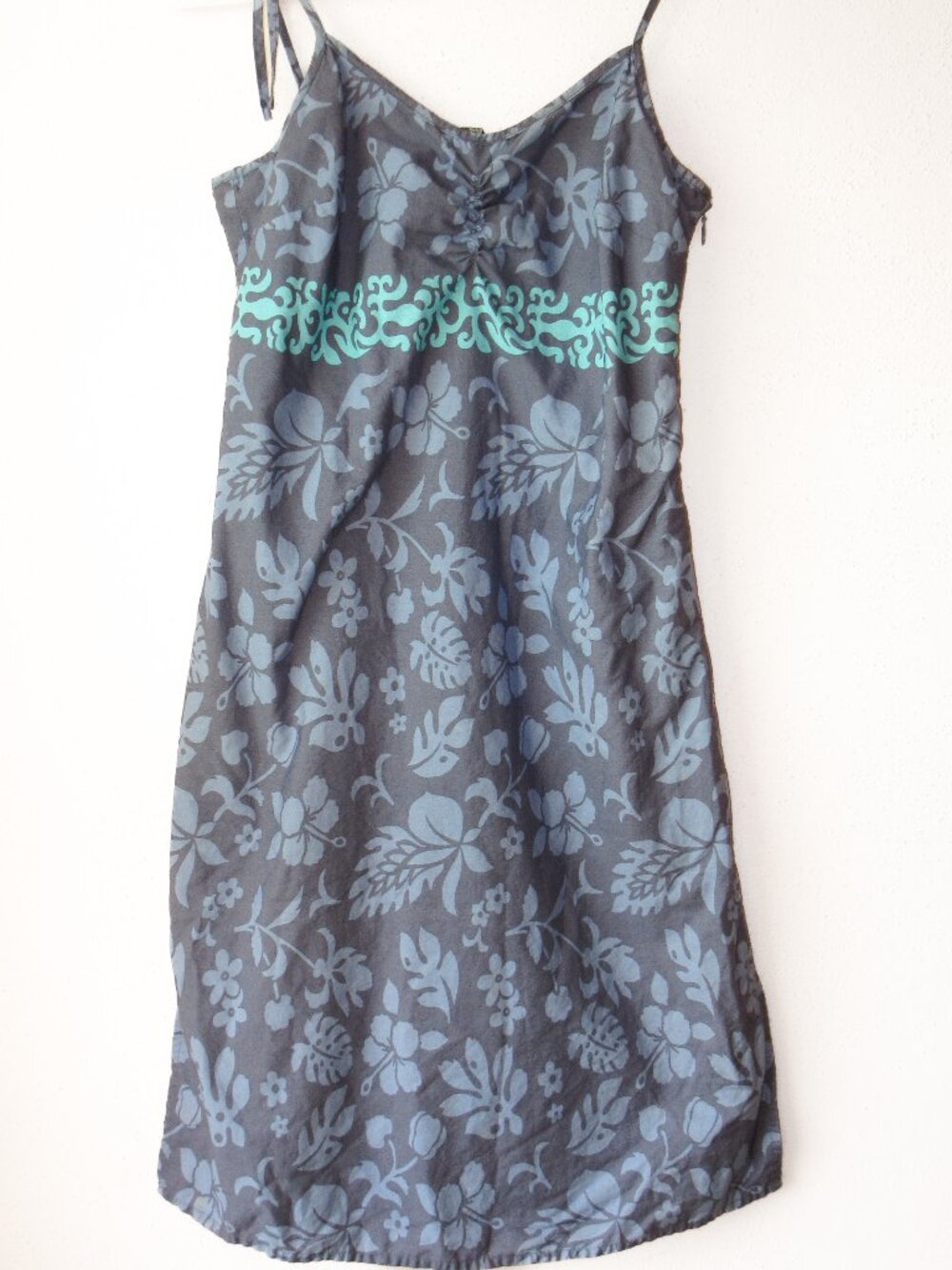 American Eagle Outfitters Tribal Floral Dress Sz 4 2000s Vintage Y2K Cotton Boho